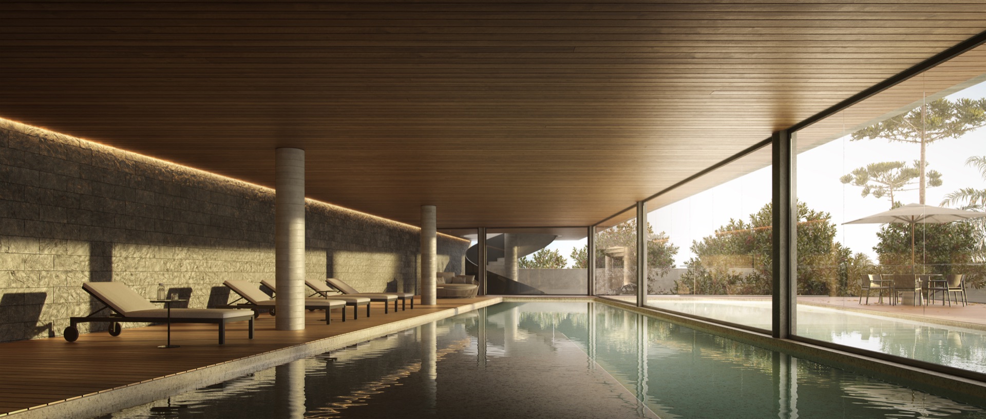 Piscina interna Residences Club